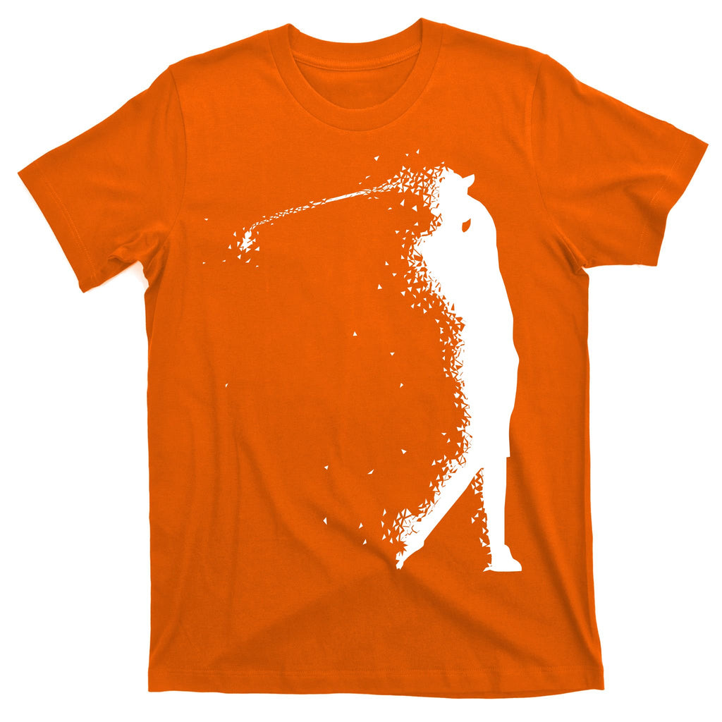 Golf Swing Splatter Golfer Logo T-Shirt