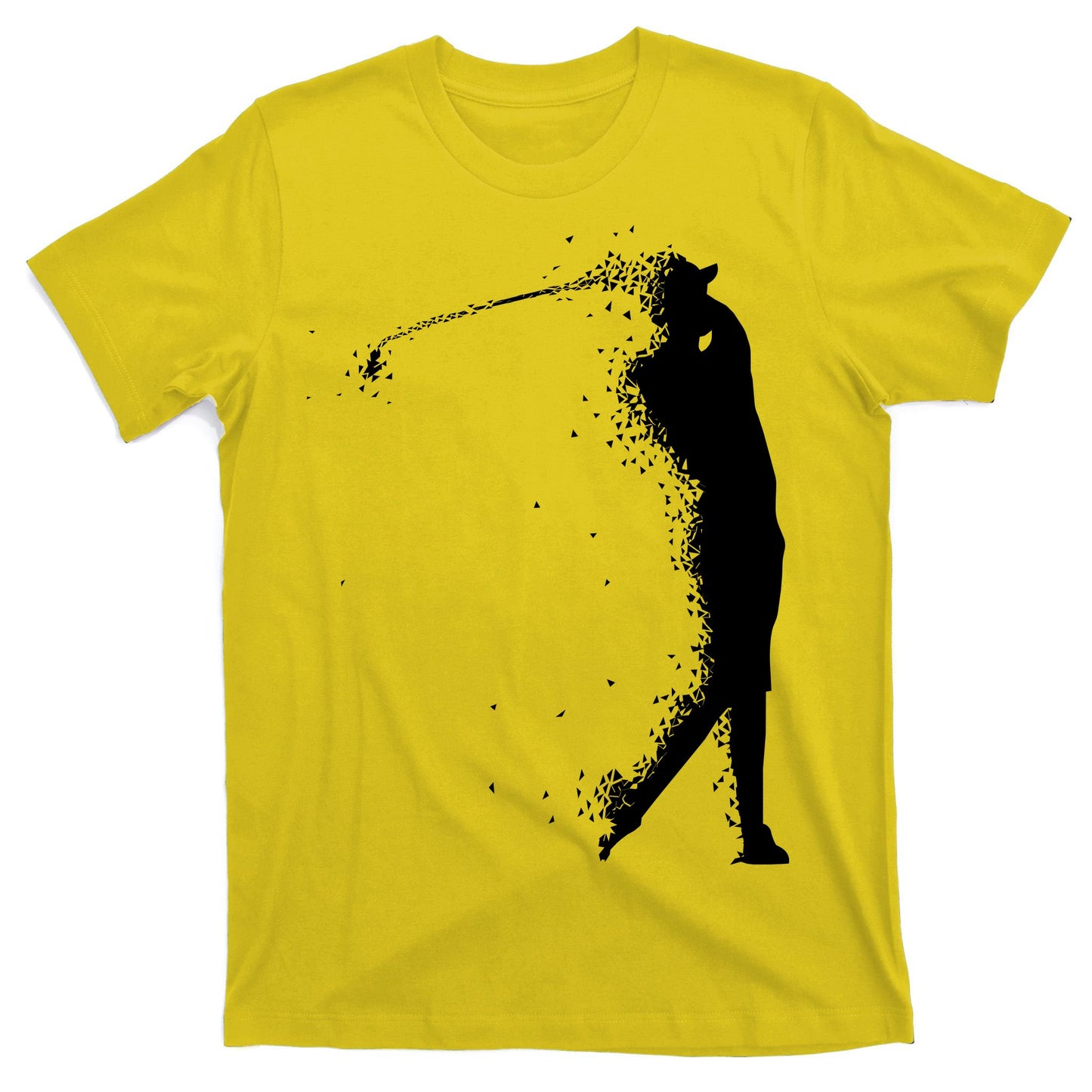 Golf Swing Splatter Golfer Logo T-Shirt