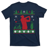 Golf Ugly Christmas Sweater T-Shirt