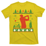 Golf Ugly Christmas Sweater T-Shirt