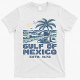 Gulf Of Mexico 1672 Vintage Beach Gulf Of Mexico Forever T-Shirt