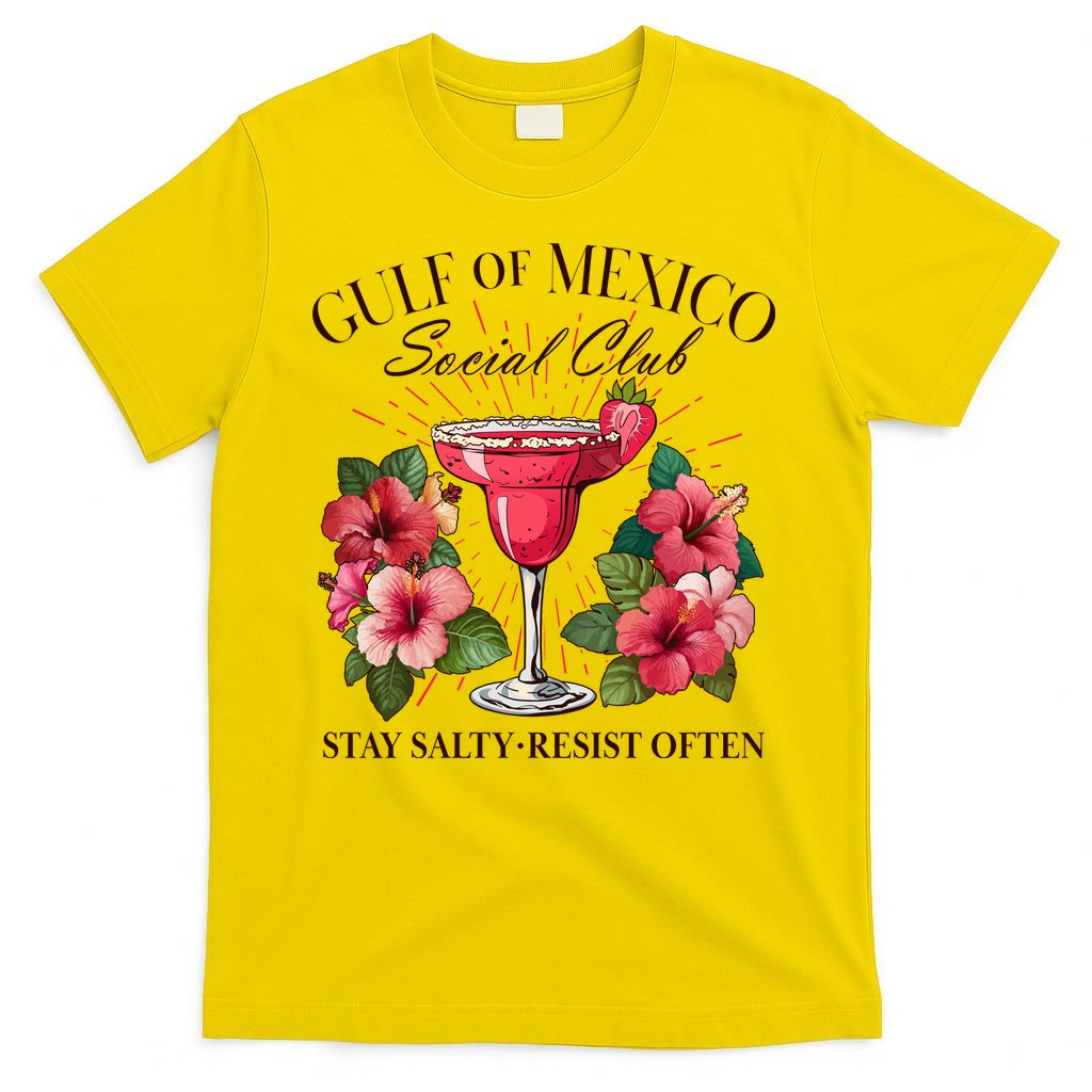 Gulf Of Mexico Social Club Stay Salty Resist Often T-Shirt
