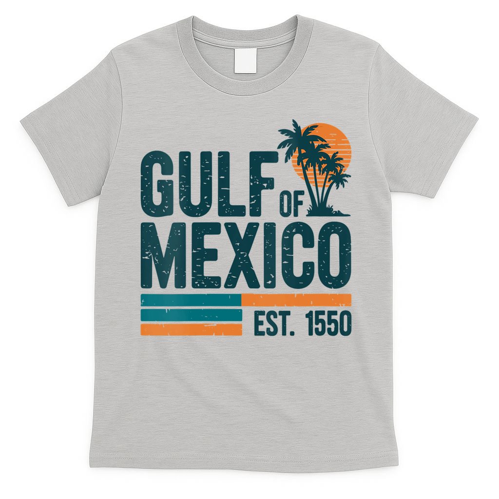 Gulf Of Mexico Est 1550 Retro Vintage T-Shirt