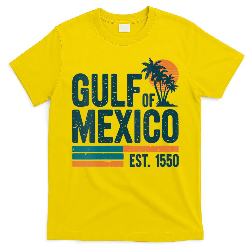 Gulf Of Mexico Est 1550 Retro Vintage T-Shirt