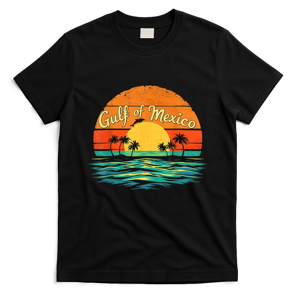 Gulf Of Mexico Beach Palms Summer Vacation T-Shirt