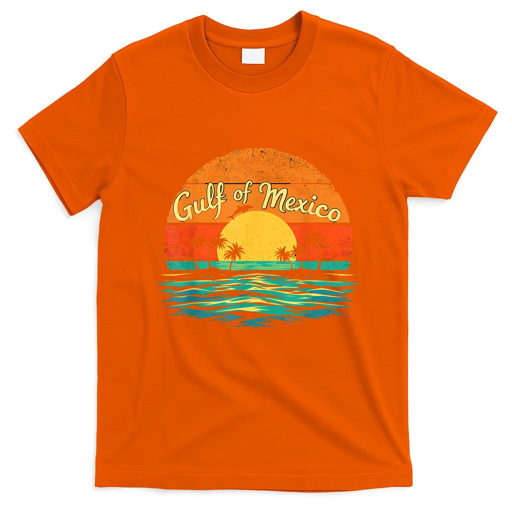 Gulf Of Mexico Beach Palms Summer Vacation T-Shirt