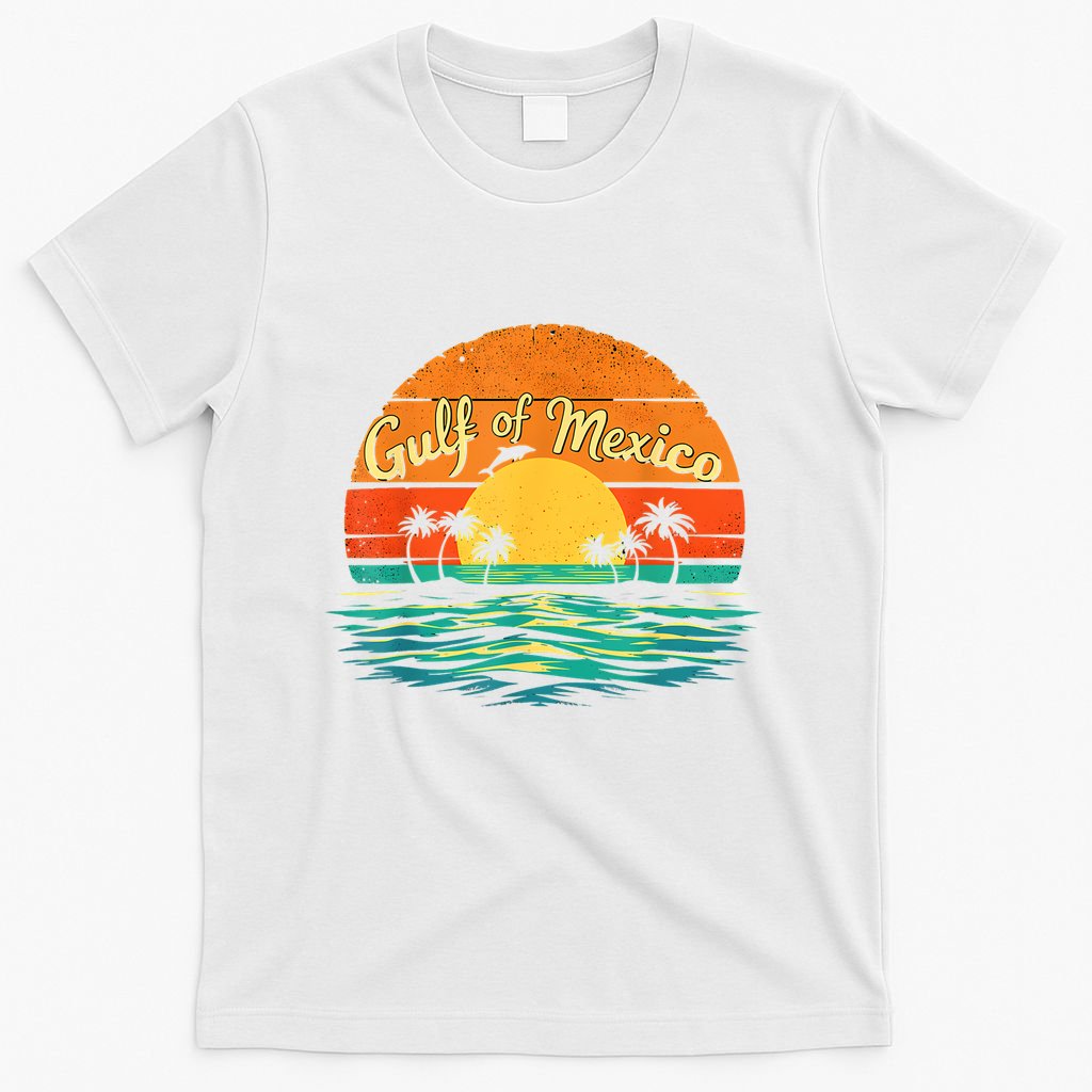 Gulf Of Mexico Beach Palms Summer Vacation T-Shirt