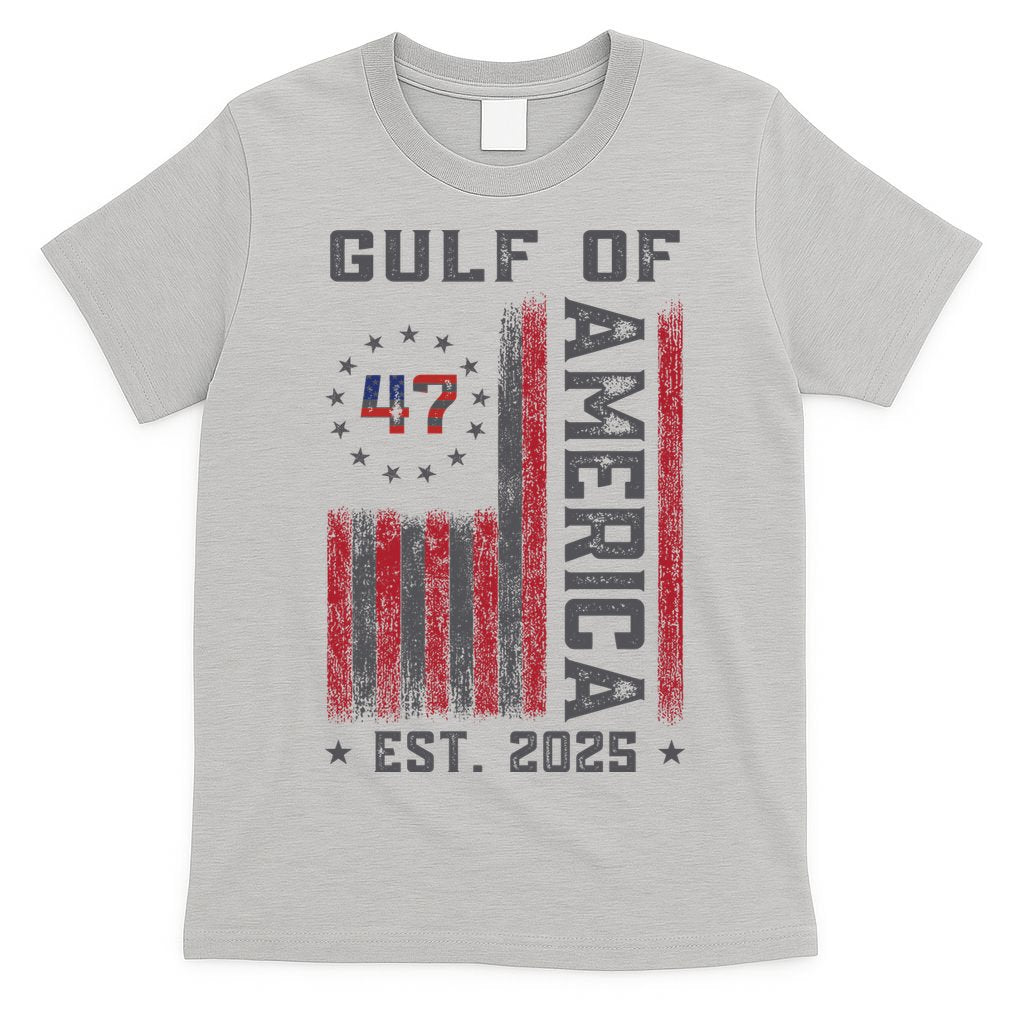 Gulf Of 'Merica US Flag Patriotic EST 2025 T-Shirt