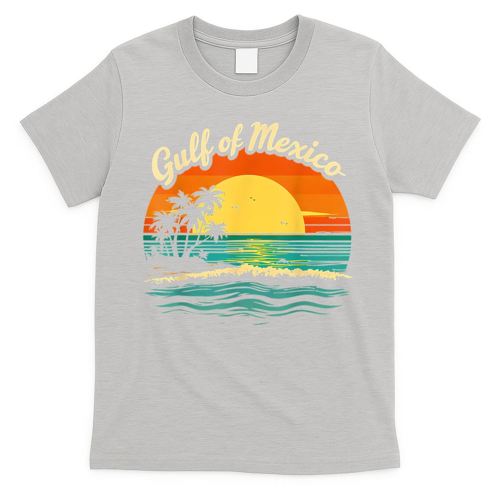 Gulf Of Mexico Beach Palms Summer Vacation T-Shirt