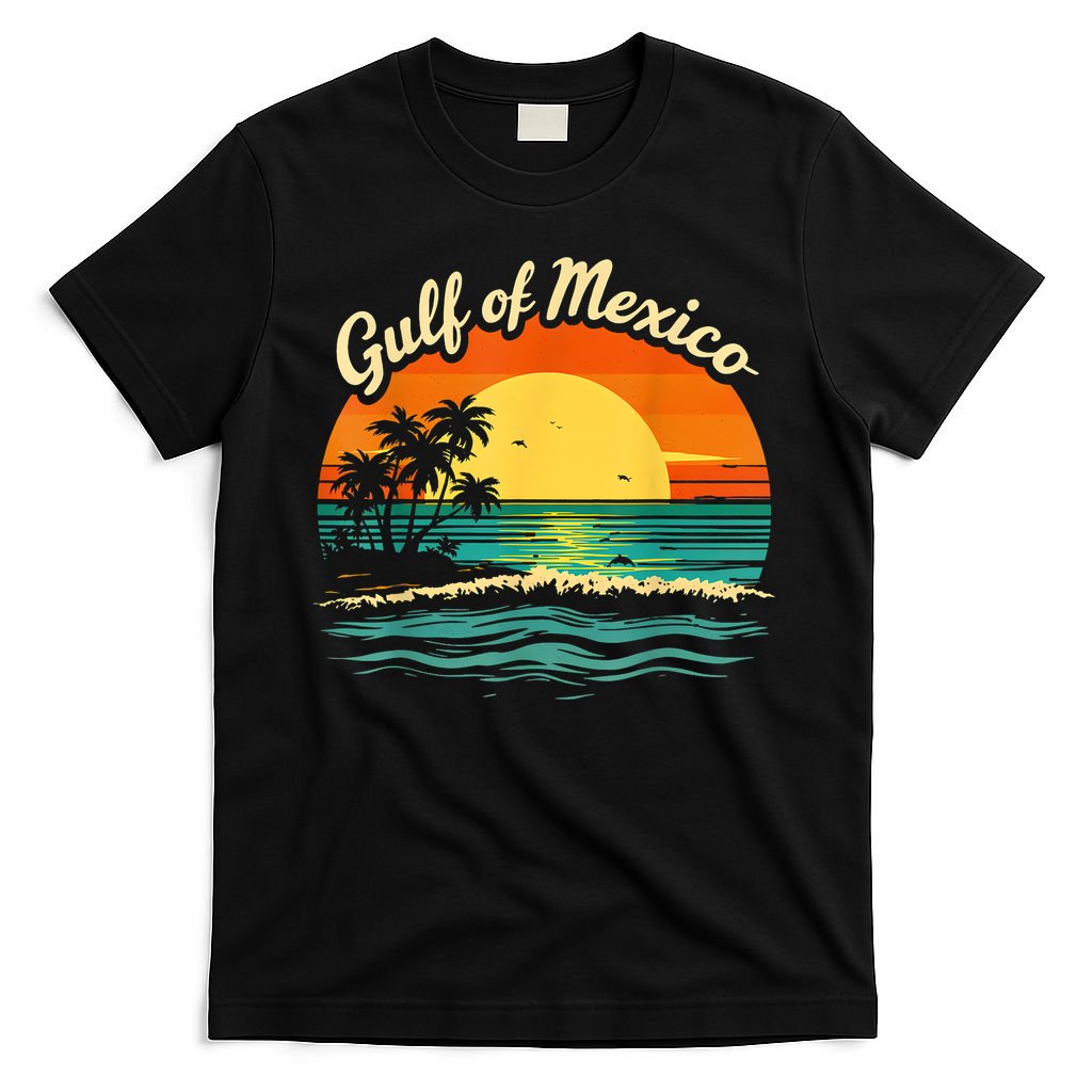 Gulf Of Mexico Beach Palms Summer Vacation T-Shirt