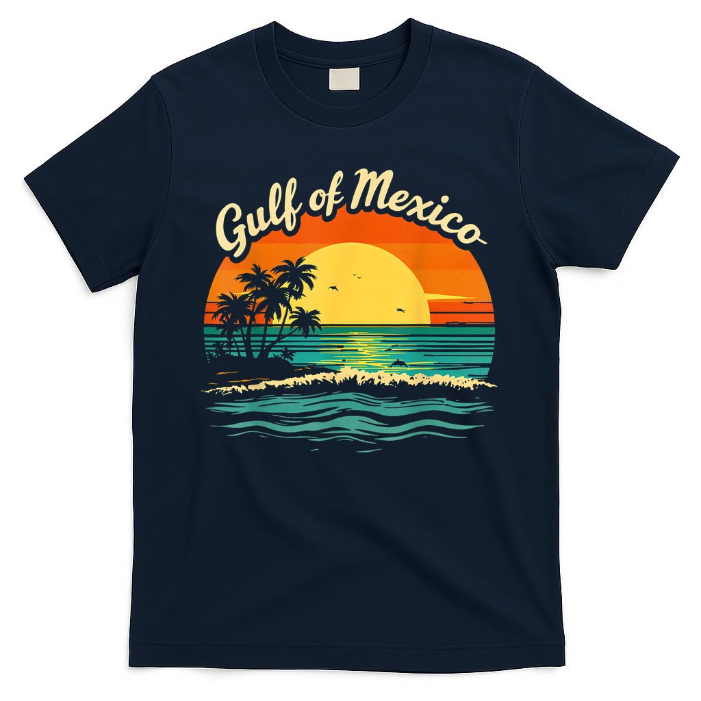 Gulf Of Mexico Beach Palms Summer Vacation T-Shirt