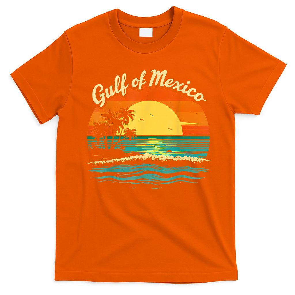 Gulf Of Mexico Beach Palms Summer Vacation T-Shirt