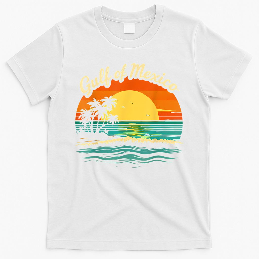 Gulf Of Mexico Beach Palms Summer Vacation T-Shirt