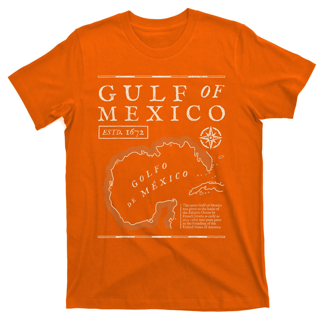 Gulf Of Mexico 1672 Historic Map T-Shirt