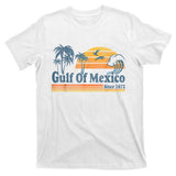 Gulf Of Mexico Since 1672 Retro Vintage Beach T-Shirt