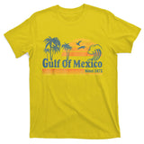Gulf Of Mexico Since 1672 Retro Vintage Beach T-Shirt