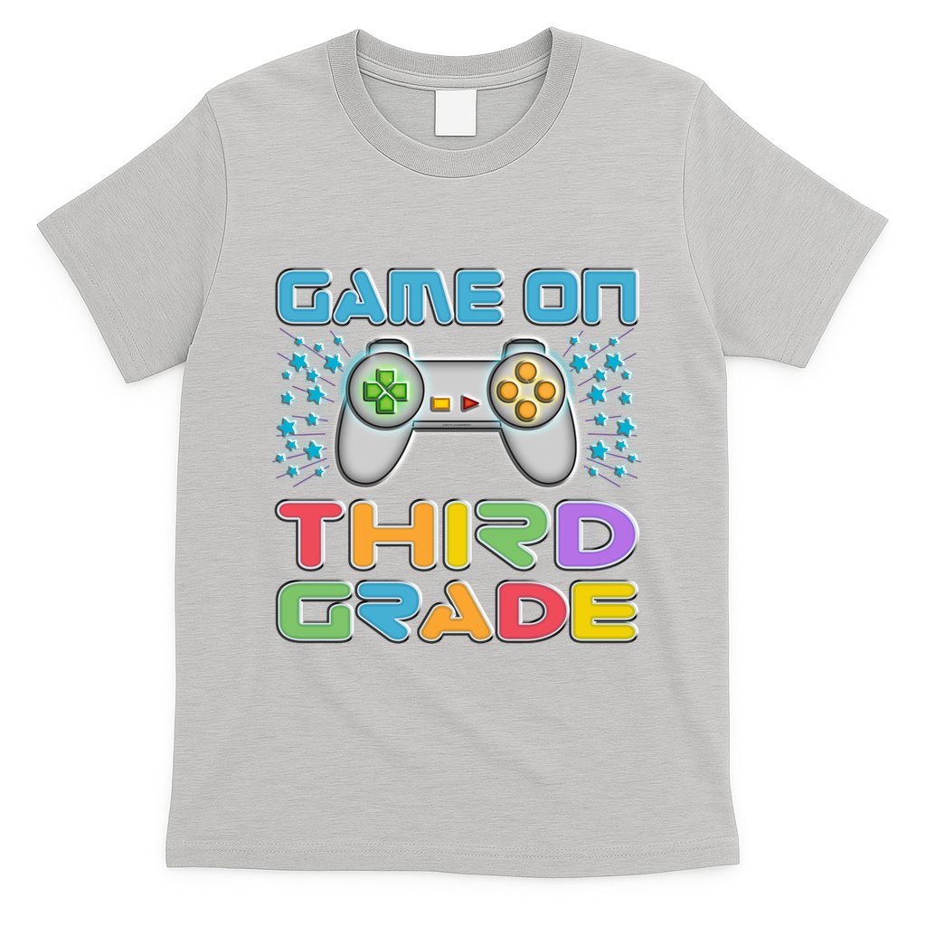 Game On Third Grade Gamers Back To School Gift Cute Gift T-Shirt