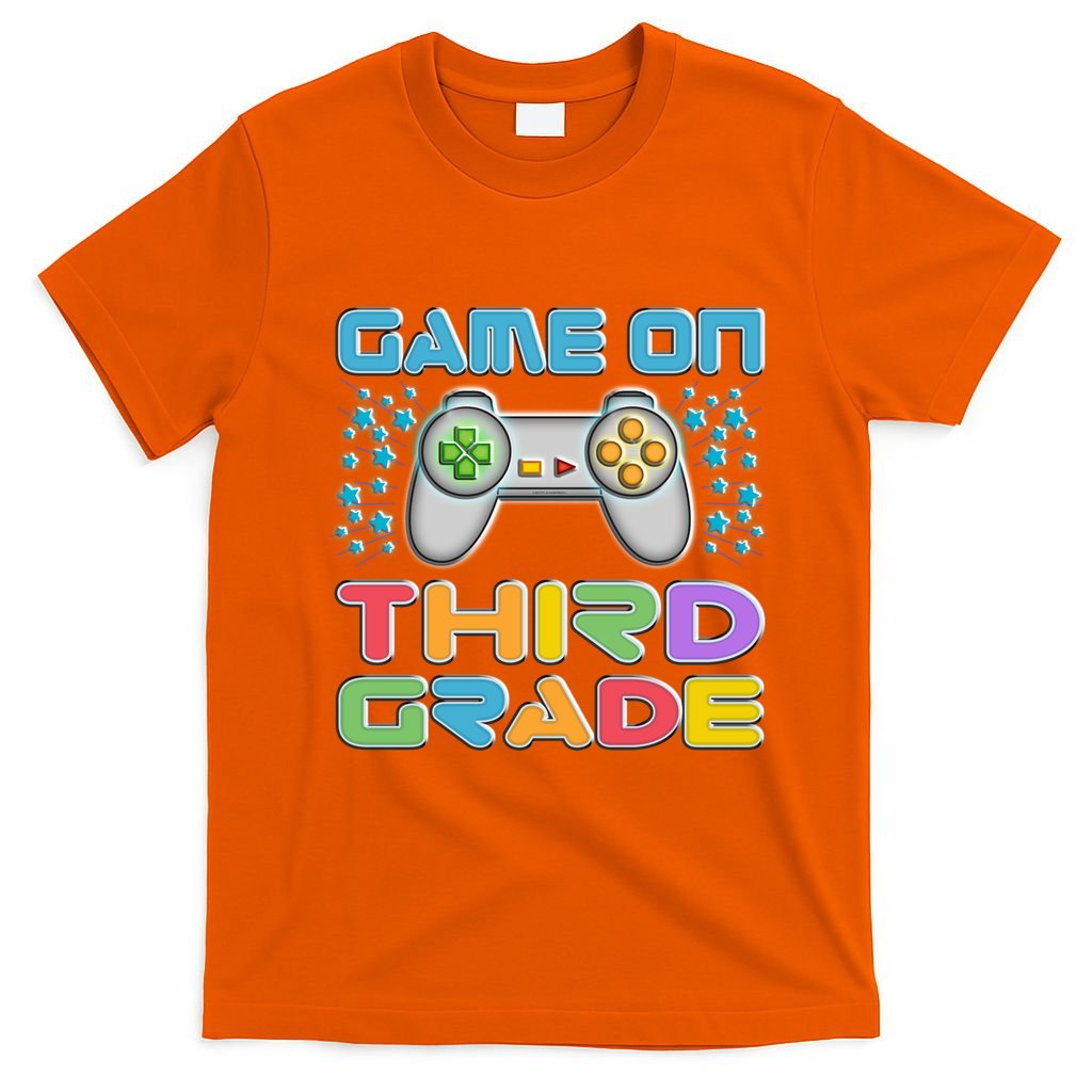 Game On Third Grade Gamers Back To School Gift Cute Gift T-Shirt