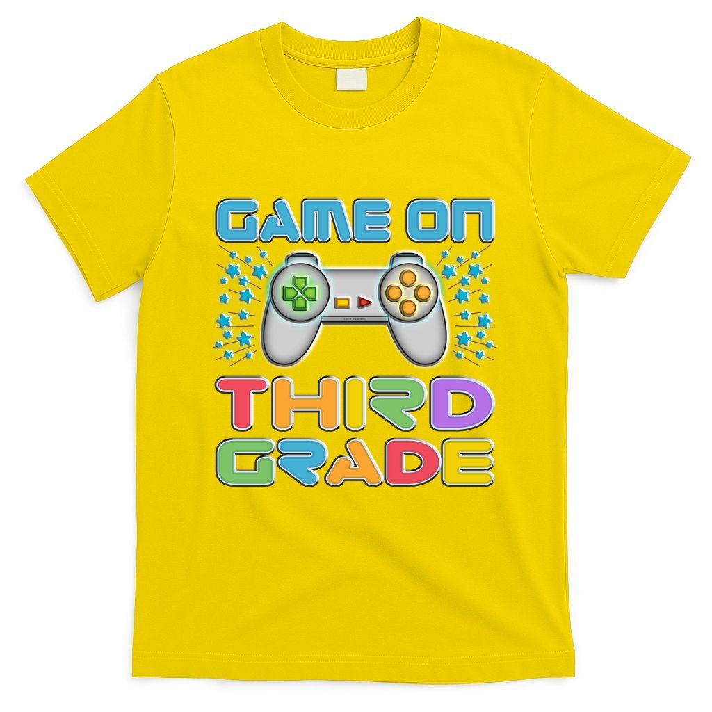 Game On Third Grade Gamers Back To School Gift Cute Gift T-Shirt