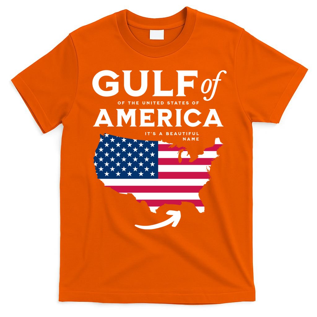 Gulf Of Usa America American Flag Pride Patriotic T-Shirt