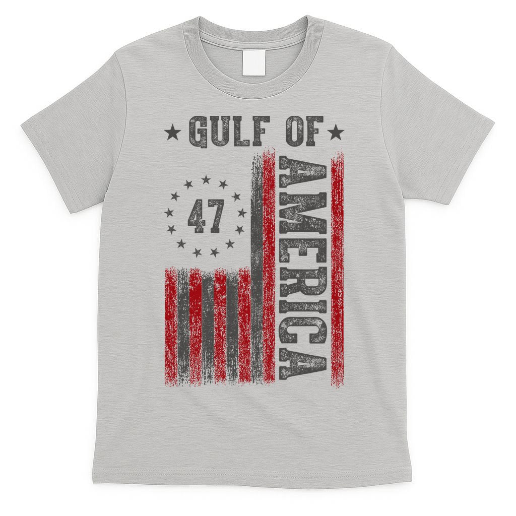 Gulf Of Usa America Funny Usa Flag T-Shirt