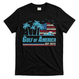 Gulf Of Usa America Est 2025 Retro Vintage Beach T-Shirt