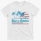 Gulf Of Usa America Est 2025 Retro Vintage Beach T-Shirt