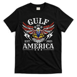 Gulf Of USA America Est 2025 American Flag Eagle 4th Of T-Shirt