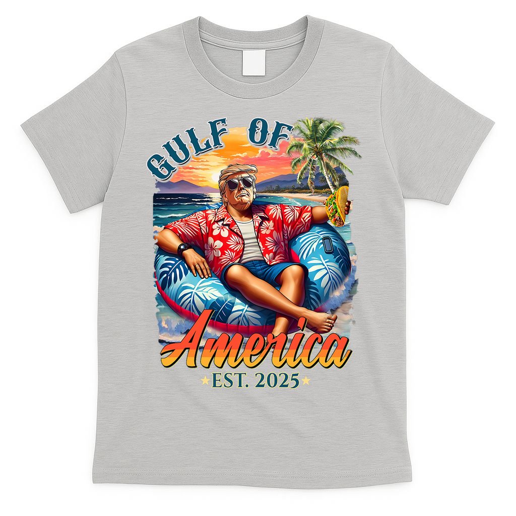 Gulf Of US America 2025 Trump Light Drink Gulf Mexico  T-Shirt