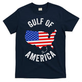 Gulf Of Usa America Funny Gulf Of Mexico Usa Flag T-Shirt