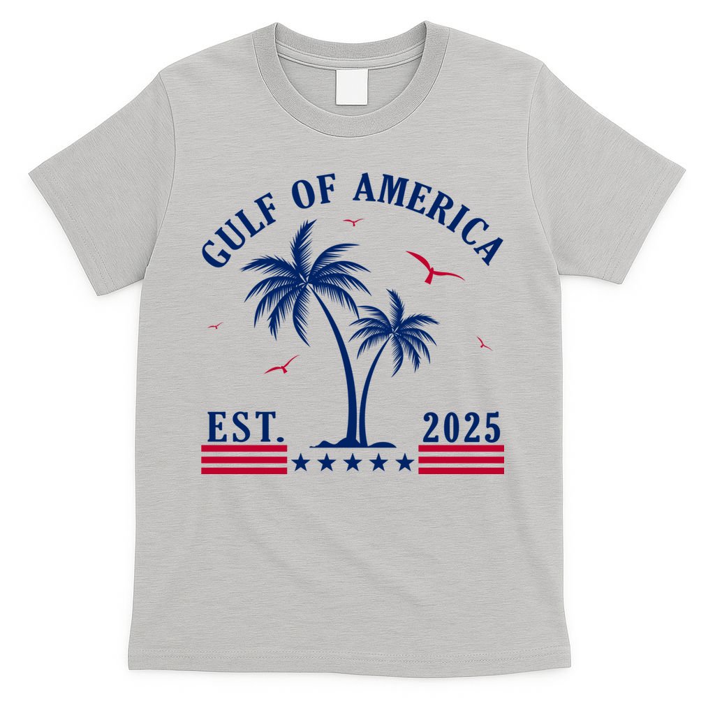 Gulf Of Usa America Retro Gulf Of Usa America Est 2025 T-Shirt