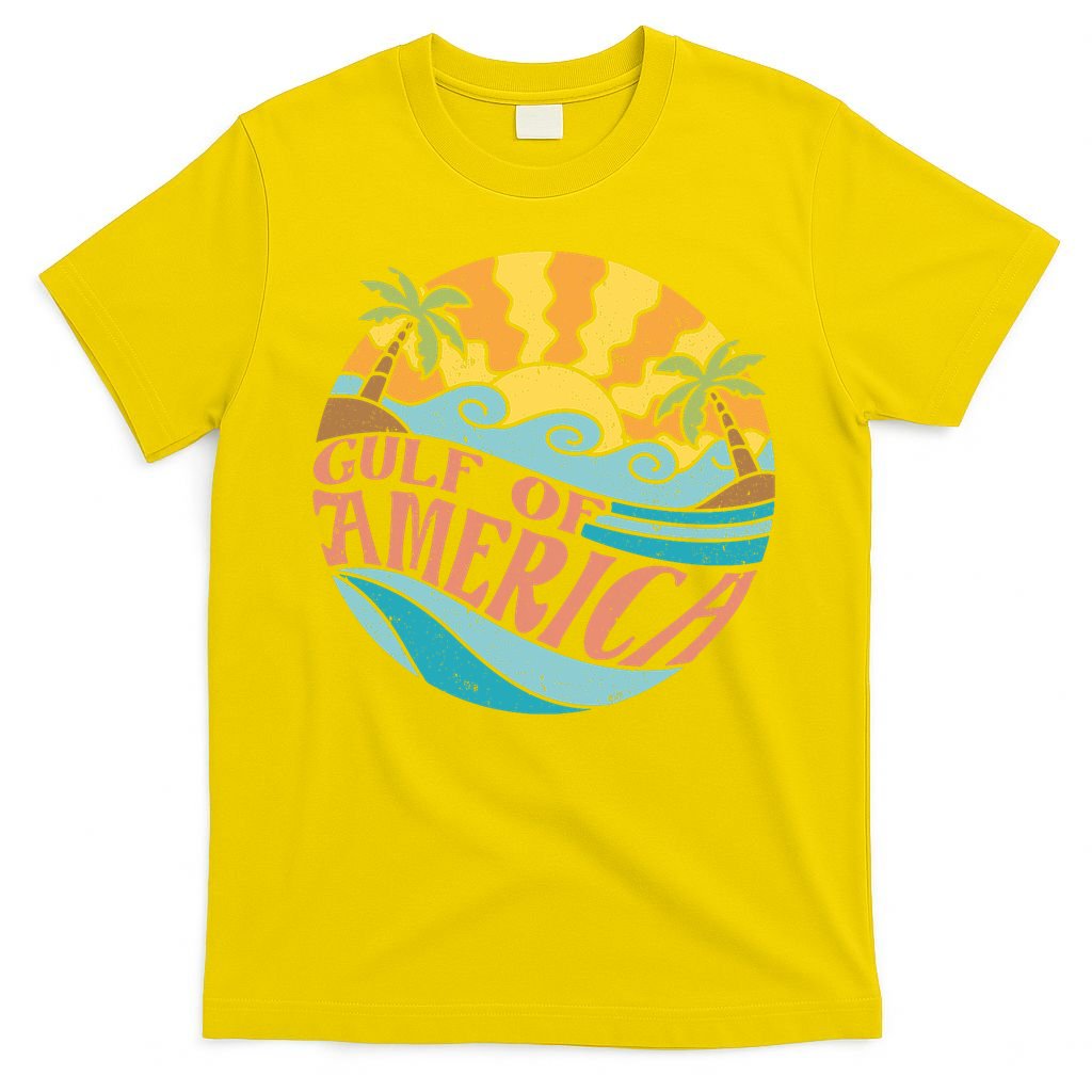 Gulf Of Us America Est 2025 Retro Vintage T-Shirt