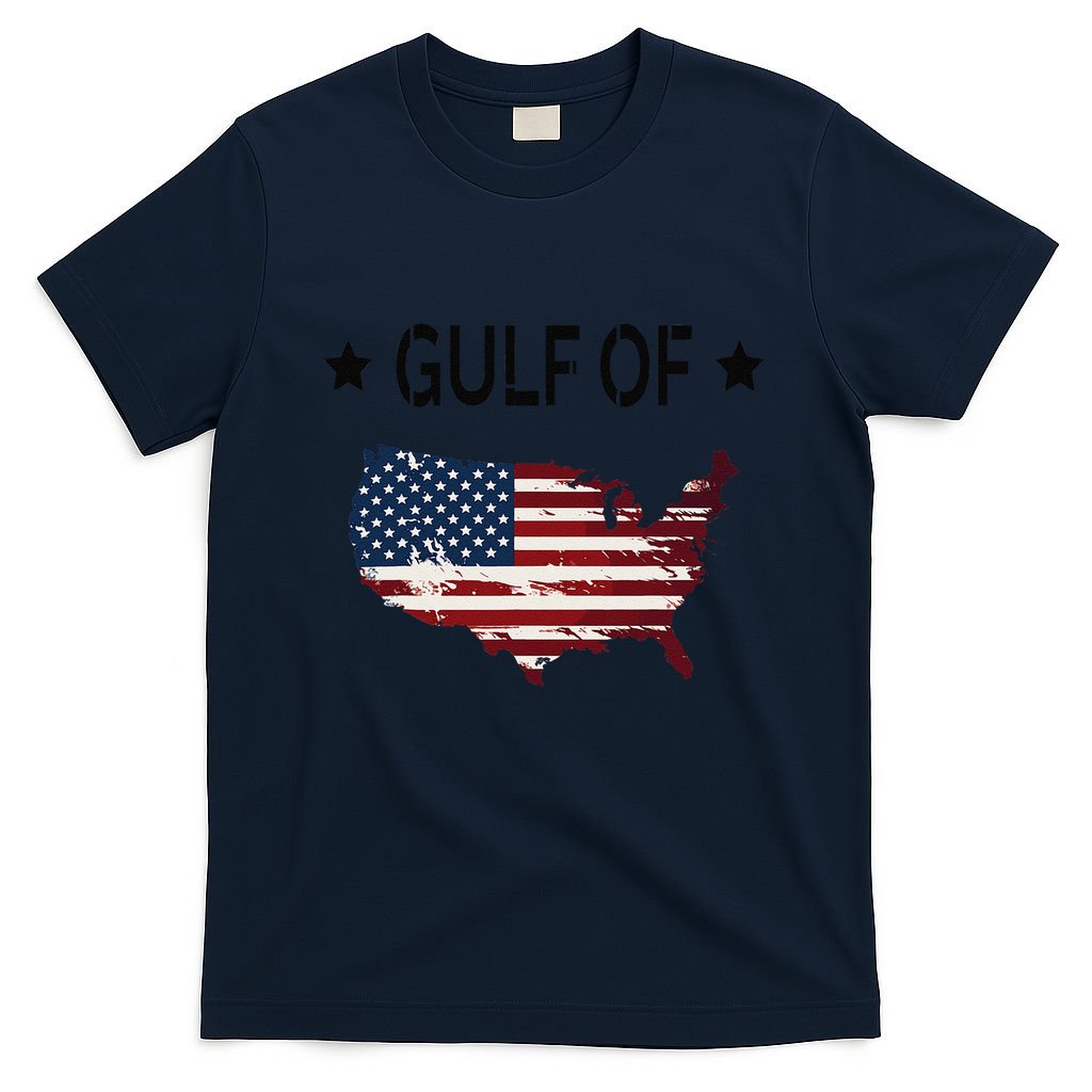 Gulf Of Usa America Funny Usa Flag Donald Trump T-Shirt