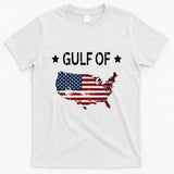 Gulf Of Usa America Funny Usa Flag Donald Trump T-Shirt