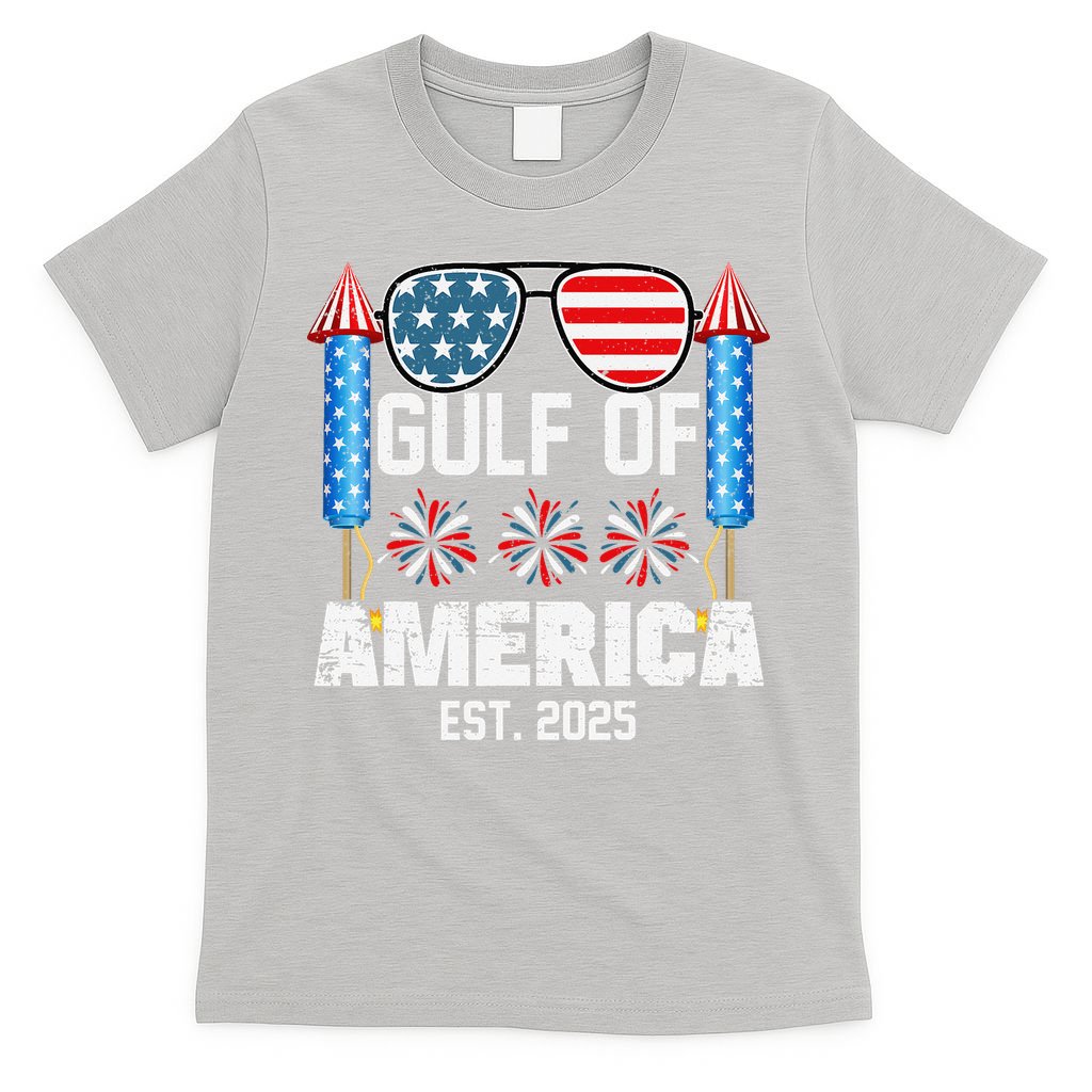 Gulf Of USA America Since 2025 4th Of July Sunglasses T-Shirt