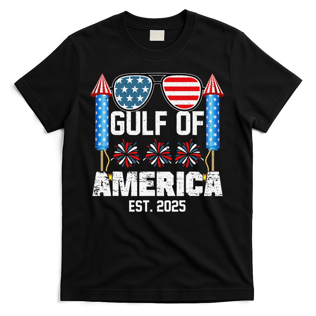 Gulf Of USA America Since 2025 4th Of July Sunglasses T-Shirt