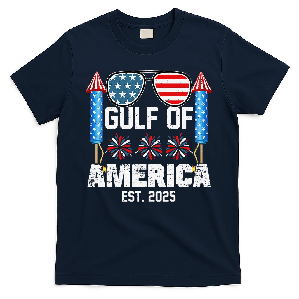 Gulf Of USA America Since 2025 4th Of July Sunglasses T-Shirt
