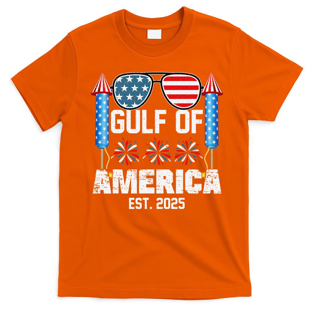 Gulf Of USA America Since 2025 4th Of July Sunglasses T-Shirt