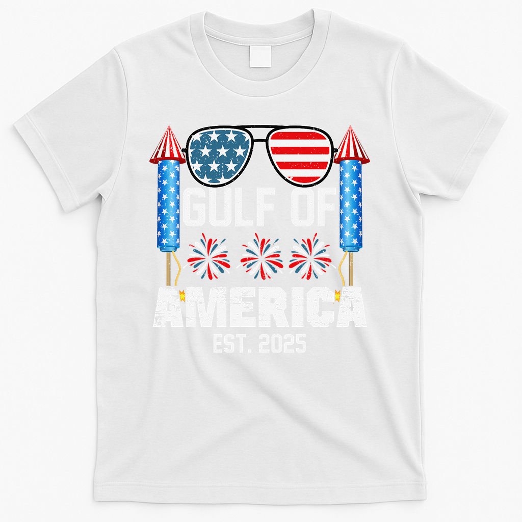 Gulf Of USA America Since 2025 4th Of July Sunglasses T-Shirt