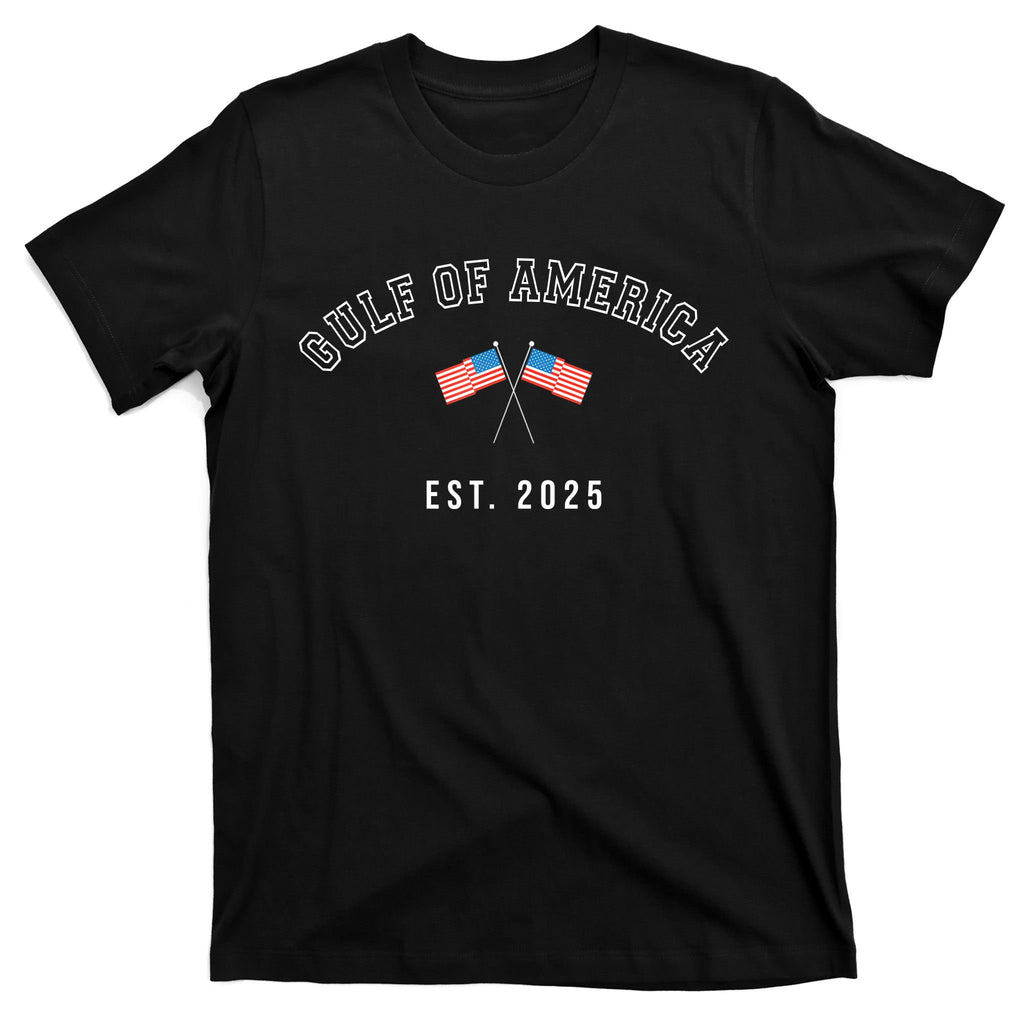 Gulf Retro Of America Est 2025 Usa American Flag T-Shirt