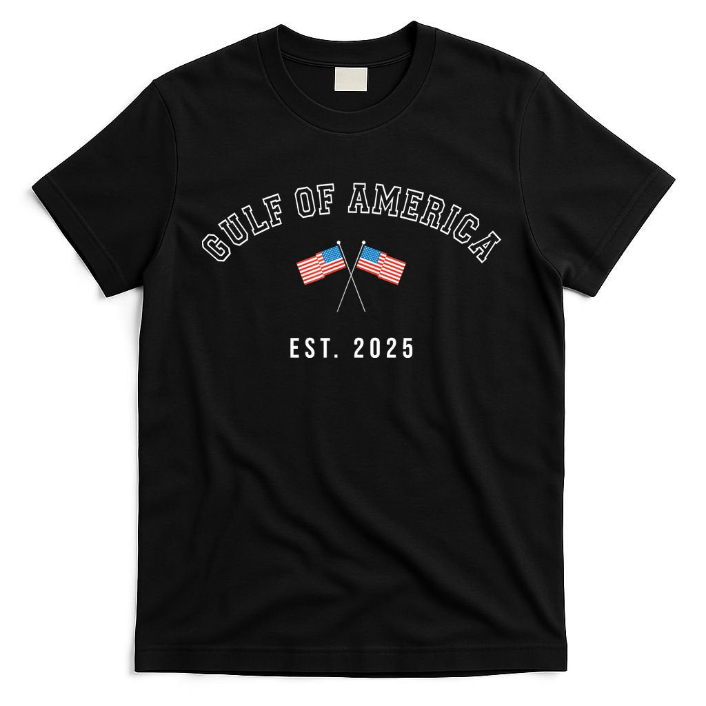 Gulf Retro Of America Est 2025 Usa American Flag T-Shirt