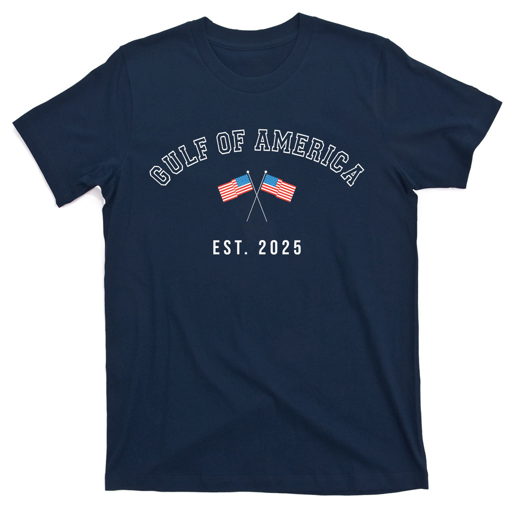 Gulf Retro Of America Est 2025 Usa American Flag T-Shirt