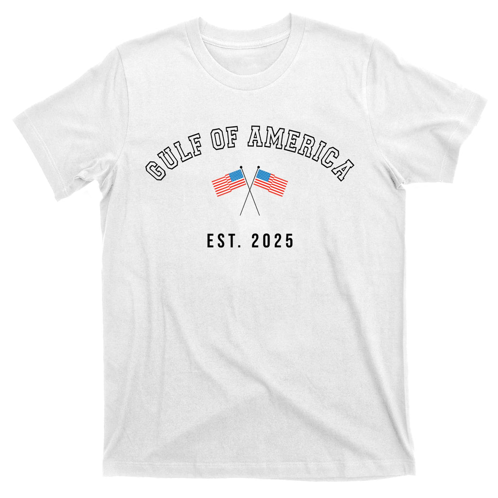 Gulf Retro Of America Est 2025 Usa American Flag T-Shirt