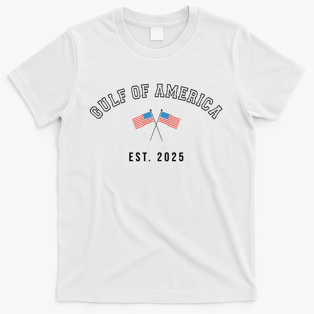 Gulf Retro Of America Est 2025 Usa American Flag T-Shirt