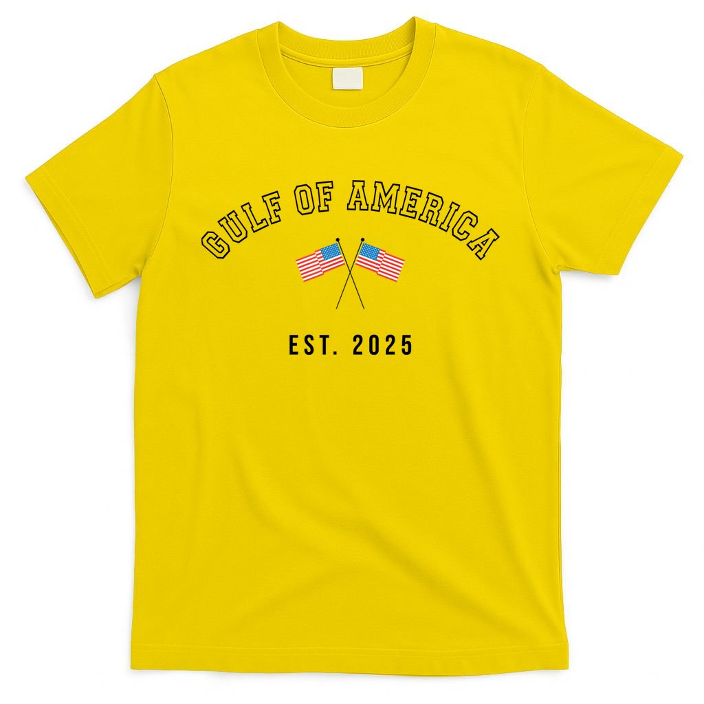 Gulf Retro Of America Est 2025 Usa American Flag T-Shirt