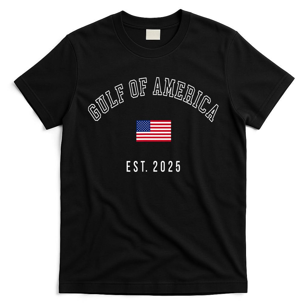 Gulf Retro Of America Est 2025 Usa American Flag T-Shirt