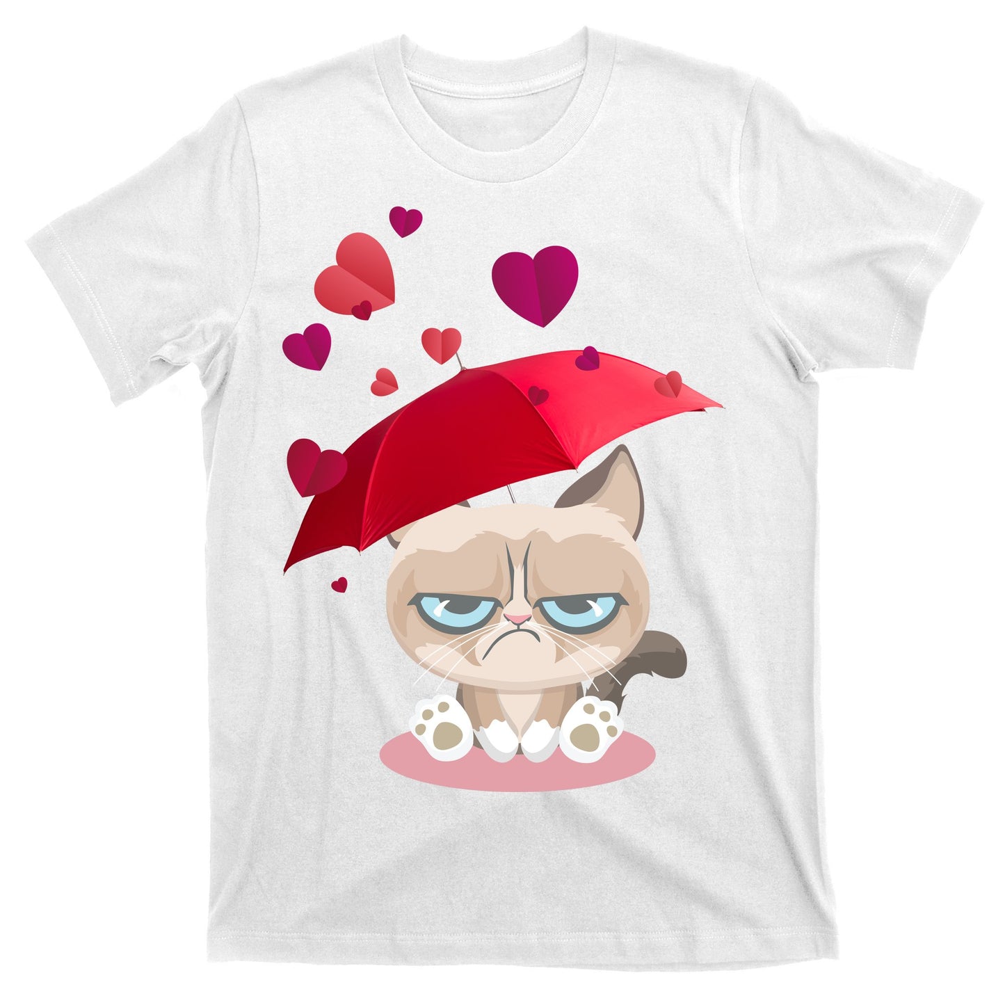 Grump Cat Valentines Day T-Shirt