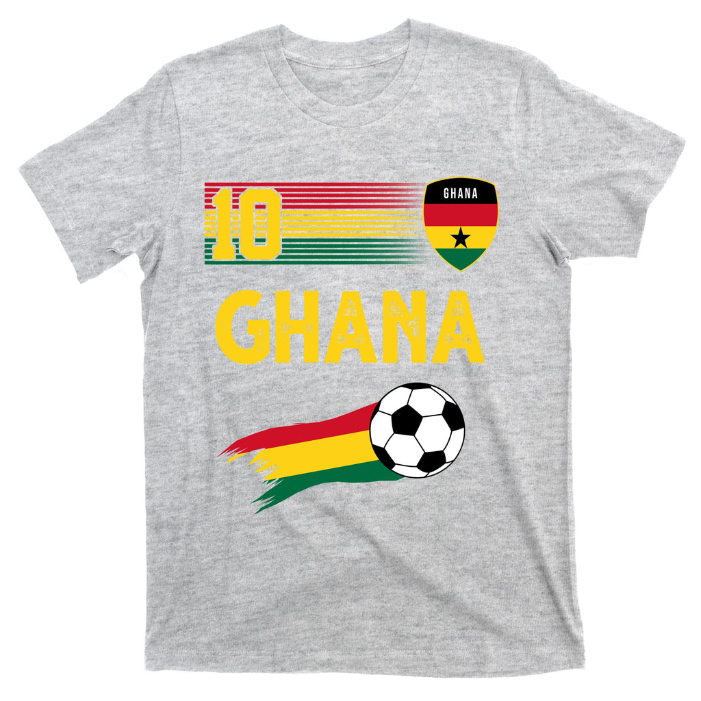 Ghana Soccer Ghanain Football Retro 10 T-Shirt