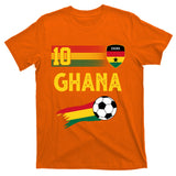 Ghana Soccer Ghanain Football Retro 10 T-Shirt