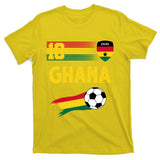 Ghana Soccer Ghanain Football Retro 10 T-Shirt
